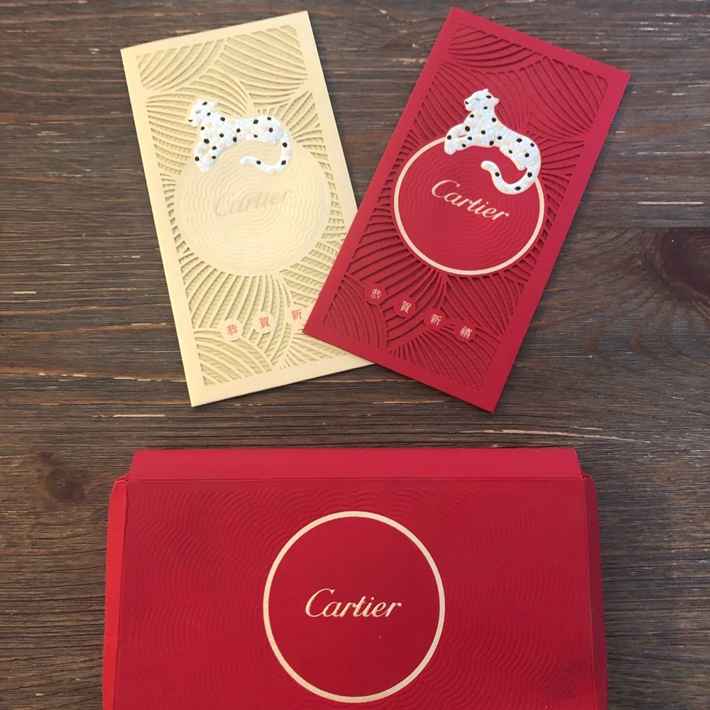 Cartier red envelopes 🧧
